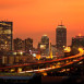 Boston Skyline - Long Exposure Sunset from Soldiers Home