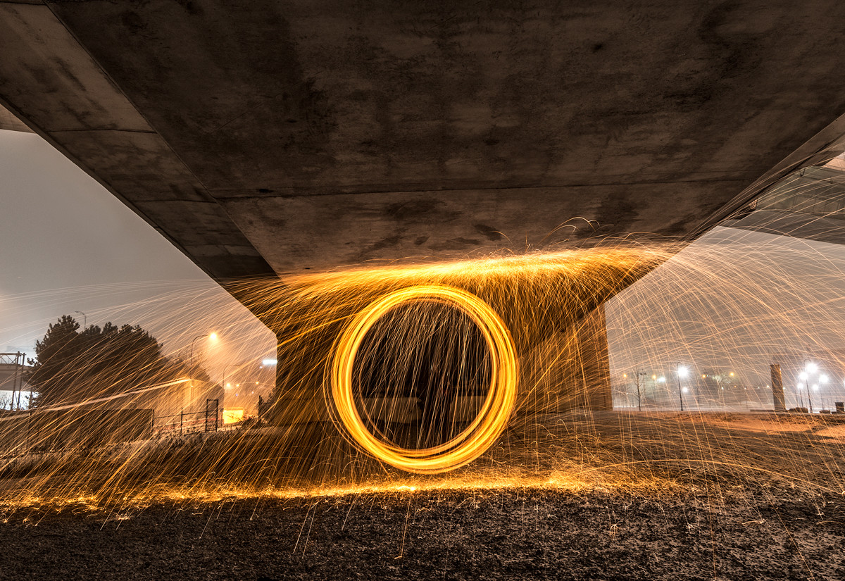 Steel Wool under Zakim Bridge – Boston, MA Steel Wool under Zakim Bridge - Boston, MA